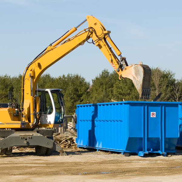 can i choose the location where the residential dumpster will be placed in Earleton